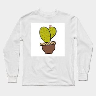 Cactus vector illustration. Hand drawn. Cactus plants nature element Long Sleeve T-Shirt